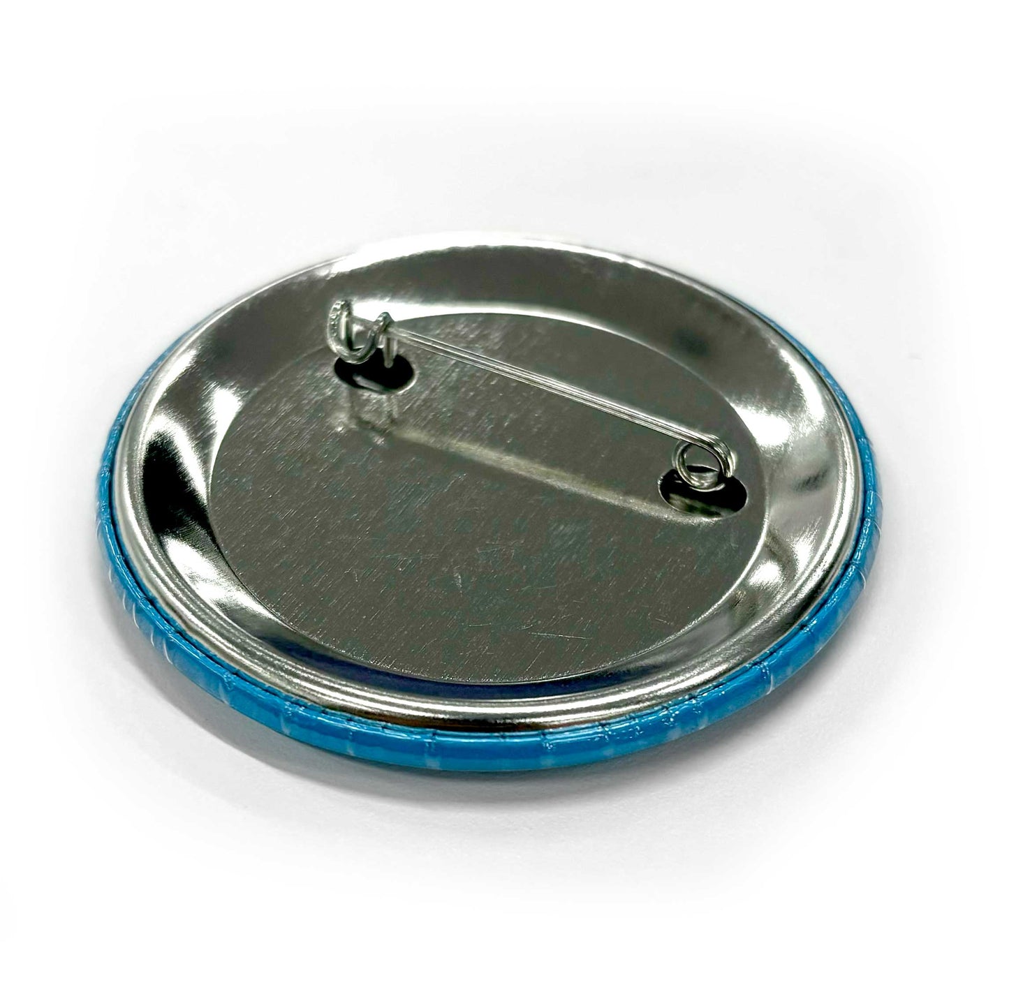 声優に丸なげ!/缶バッジ/ライトブルー