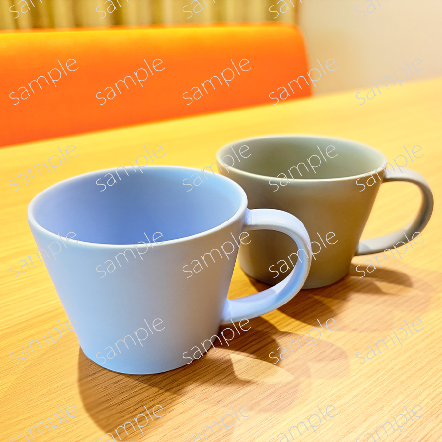 「普通の恋愛」コーヒーカップ　(ライトブルー)