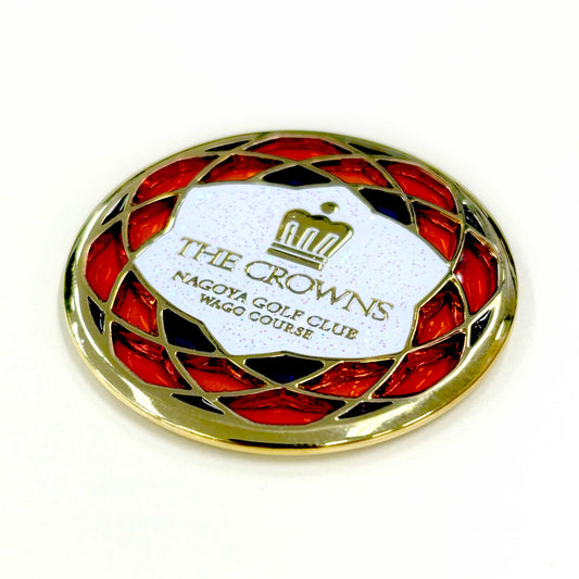 第64回中日クラウンズ記念 ステンドグラスマーカー(オレンジ)