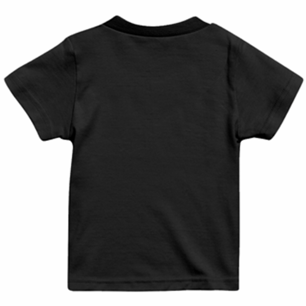 新天才クイズ／Ｔシャツ／○×帽子で間違い探し／黒／サイズ100‐140㎝