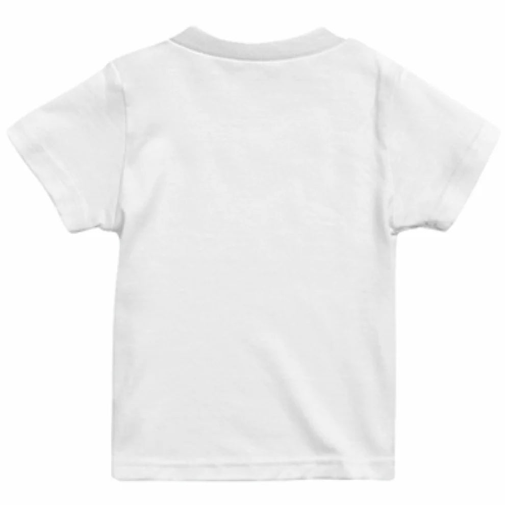 新天才クイズ／Ｔシャツ／○×帽子で間違い探し／白／サイズ100‐140㎝